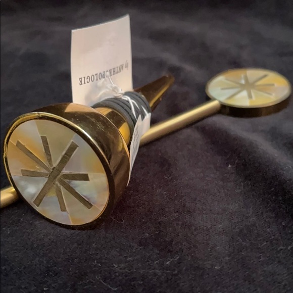 Anthropologie Dining Wine Stopper Stir Spoon From Anthropologie
